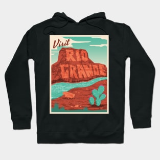 Rio Grande Travel Poster Hoodie